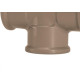 Tee Marrom Amanco Liso/Liso/Liso 40Mm 11837 - Kit C/10 Tee Marrom Amanco Liso/Liso/Liso 40Mm 11837 - Kit C/10