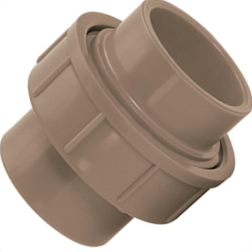 Uniao Marrom Amanco Liso/Liso 40Mm X 40Mm 10311/11876 - Kit C/10 Uniao Marrom Amanco Liso/Liso 40Mm X 40Mm 10311/11876 - Kit C/10