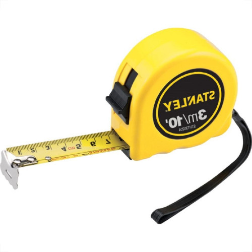 Trena Stanley Basica 3M/10 Com Trava Stht30204 Trena Stanley Basica 3M/10 Com Trava Stht30204