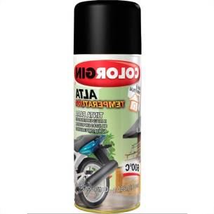 Spray Colorgin Alta Temperatura Preto 300Ml 5722