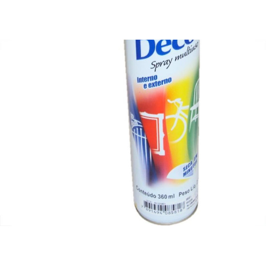 Tinta Spray Colorgin Decor Aluminio 360Ml 8581 Tinta Spray Colorgin Decor Aluminio 360Ml 8581