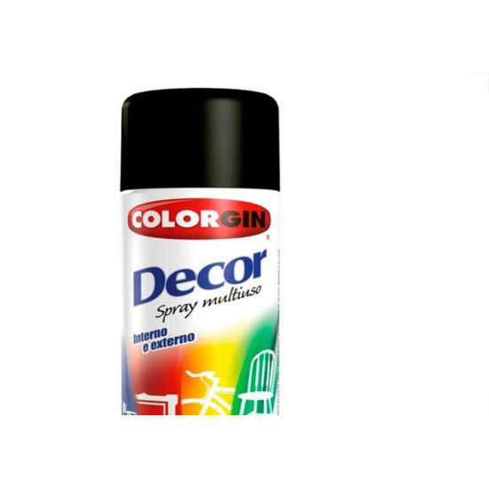 Tinta Spray Colorgin Decor Amarelo 360Ml 8591