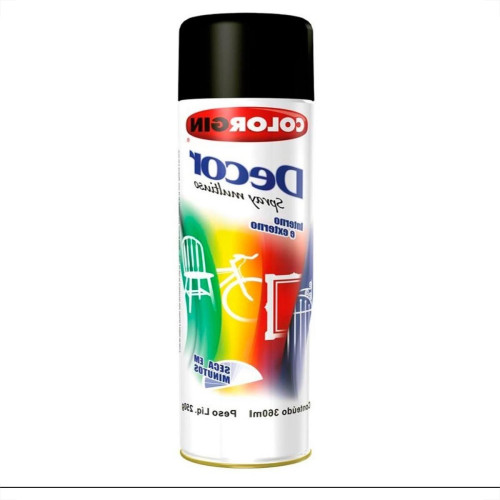 Tinta Spray Colorgin Decor Azul Ceu 360Ml 8631 Tinta Spray Colorgin Decor Azul Ceu 360Ml 8631