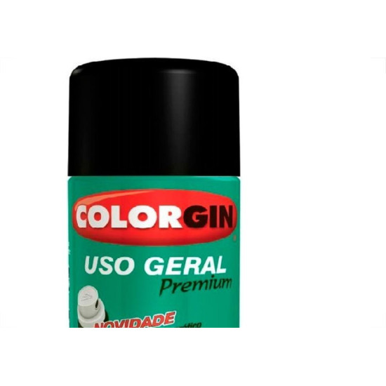Tinta Spray Colorgin Uso Geral Grafite Roda 400Ml 57001 Tinta Spray Colorgin Uso Geral Grafite Roda 400Ml 57001