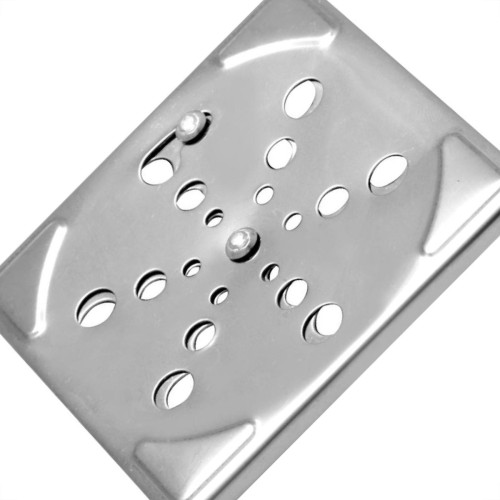 Grelha Inox Hidrolar Quadrada 10Cm Com Fecho 30187 Grelha Inox Hidrolar Quadrada 10Cm Com Fecho 30187
