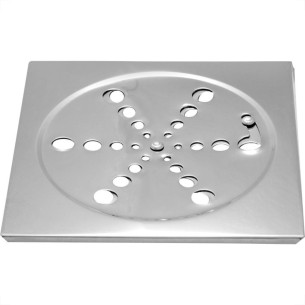 Grelha Inox Hidrolar Quadrada 15Cm Com Fecho 30299