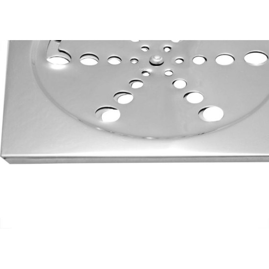 Grelha Inox Hidrolar Quadrada 15Cm Com Fecho 30299 Grelha Inox Hidrolar Quadrada 15Cm Com Fecho 30299