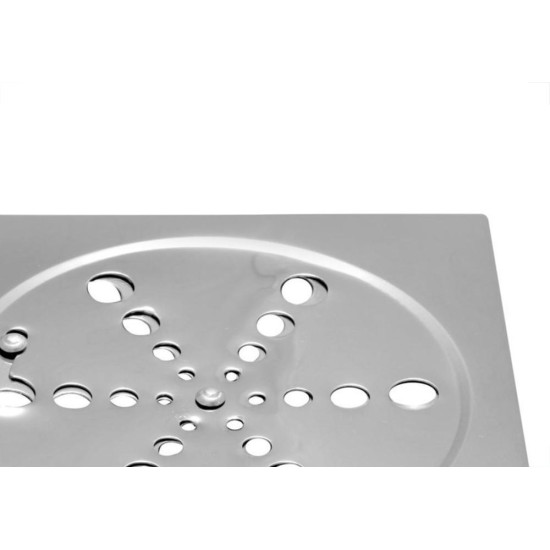 Grelha Inox Hidrolar Quadrada 15Cm Com Fecho 30299 Grelha Inox Hidrolar Quadrada 15Cm Com Fecho 30299