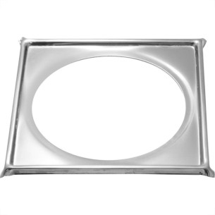 Porta Grelha Inox Hidrolar Quadrada 15Cm 30577