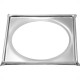 Porta Grelha Inox Hidrolar Quadrada 15Cm 30577 Porta Grelha Inox Hidrolar Quadrada 15Cm 30577