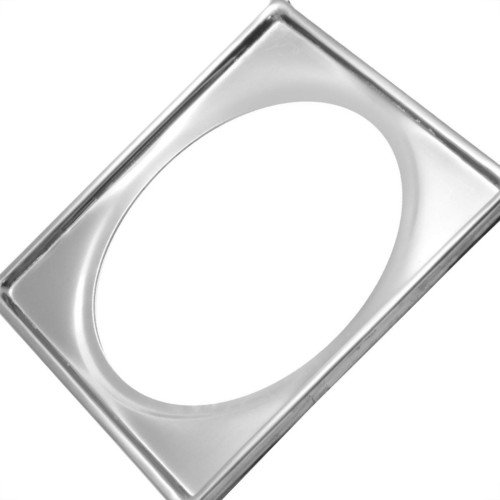 Porta Grelha Inox Hidrolar Quadrada 15Cm 30577 Porta Grelha Inox Hidrolar Quadrada 15Cm 30577