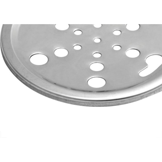 Grelha Inox Hidrolar Redonda 10Cm Fixa 30579 Grelha Inox Hidrolar Redonda 10Cm Fixa 30579