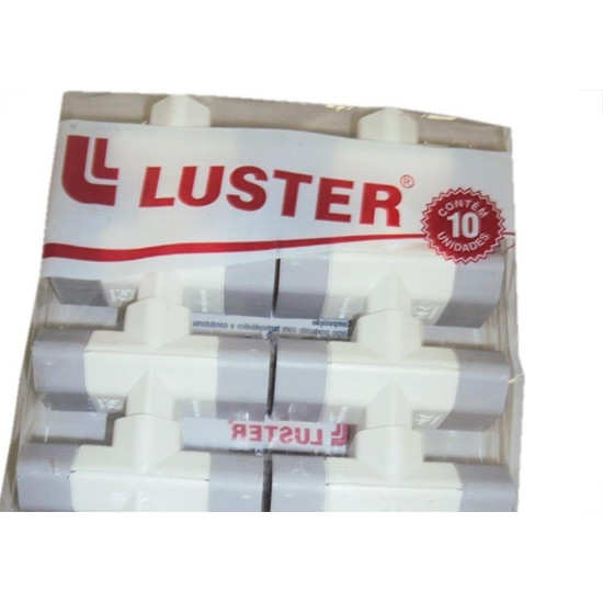 Pino 3 Saidas 2 Polos Luster Branco 2042 - Kit C/10 Pino 3 Saidas 2 Polos Luster Branco 2042 - Kit C/10