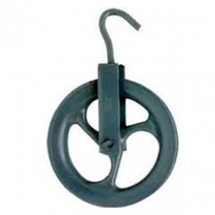 Roldana Para Poco Biehl 08Cm Capacidade 50Kg ''Gancho''