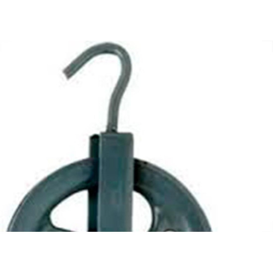 Roldana Para Poco Biehl 08Cm Capacidade 50Kg ''Gancho''