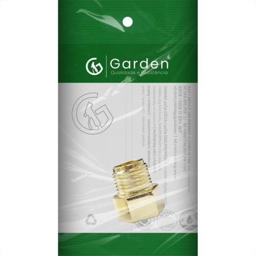 Aumento Torneira Garden Zamac Amarelo 1/2  Curto 10857E