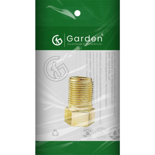 Aumento Torneira Garden Zamac Amarelo 3/4  Medio 10861E