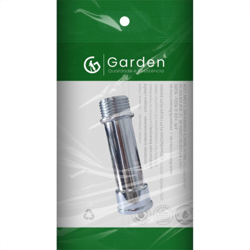 Extensao Torneira Garden Zamac Cromada 1/2 Longa 11852E