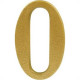 Numero Colonial Pvc Caiado 0 - Kit C/10