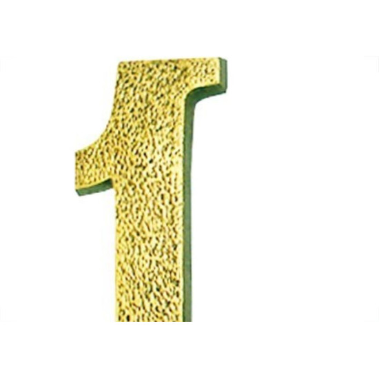 Numero Colonial Pvc Caiado 1 - Kit C/10