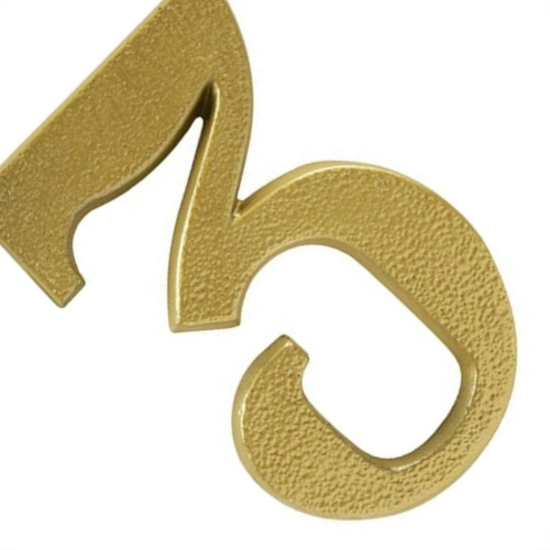 Numero Colonial Pvc Caiado 3 - Kit C/10