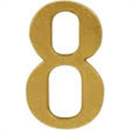 Numero Colonial Pvc Caiado 8 - Kit C/10