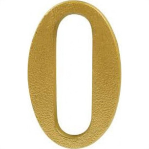 Numero Colonial Pvc Apartamento Caiado 0  - Kit C/10 