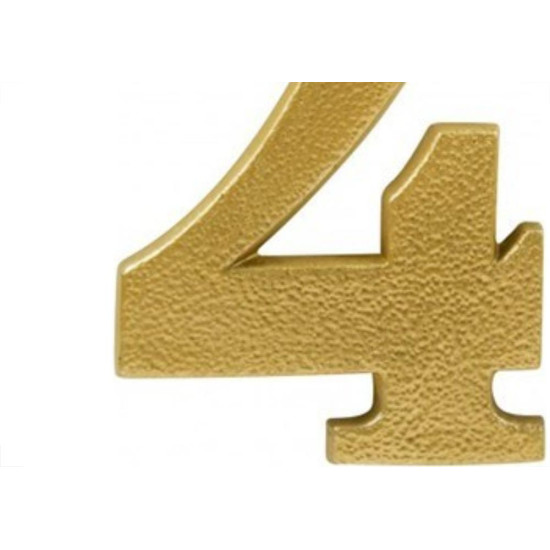 Numero Colonial Pvc Apartamento Caiado 4 - Kit C/10