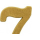 Numero Colonial Pvc Apartamento Caiado 7 - Kit C/10