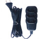 Extensao Elite Tripolar Paralelo 2X0,75 Preta 3M 665