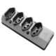 Tomada Barra Perlex Quadrupla 2 Polos +Terra 10A Cinza 2200/2 Tomada Barra Perlex Quadrupla 2 Polos +Terra 10A Cinza 2200/2