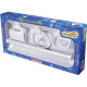 Acessorio Wc Daivak Abs+Metal Branco 5 Pecas Com Ventosa 503