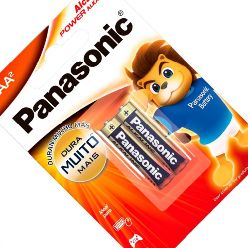 Pilha Panasonic Alcalina Palito Aaa Cartela 2 Pecas Lr03Xab/2B192 Pilha Panasonic Alcalina Palito Aaa Cartela 2 Pecas Lr03Xab/2B192