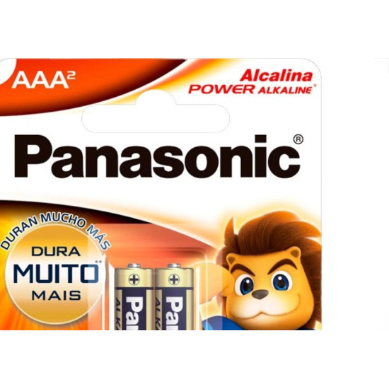 Pilha Panasonic Alcalina Palito Aaa Cartela 2 Pecas Lr03Xab/2B192 Pilha Panasonic Alcalina Palito Aaa Cartela 2 Pecas Lr03Xab/2B192
