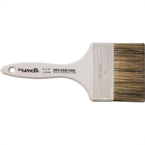 Pincel Trincha Pintura Roma 312X 3'' Sintetetica Branca 312-007 - Kit C/12