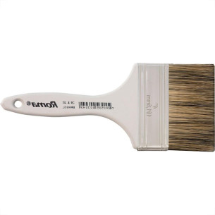 Pincel Trincha Pintura Roma 312X 4'' Sintetica Branca 312-008 - Kit C/12