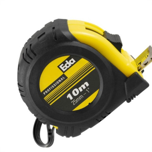 Trena Eda Emborrachada 10M/25Mm Com Trava +Ima 8Bn Trena Eda Emborrachada 10M/25Mm Com Trava +Ima 8Bn