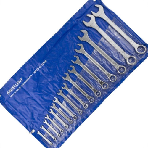 Chave Combinada Excellent 6A32Mm 16 Pecas 1Wu Chave Combinada Excellent 6A32Mm 16 Pecas 1Wu