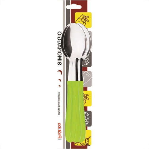 Colher Simonaggio Mesa Pratik 3 Pecas Verde 331/3