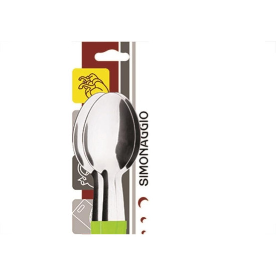 Colher Simonaggio Mesa Pratik 3 Pecas Verde 331/3
