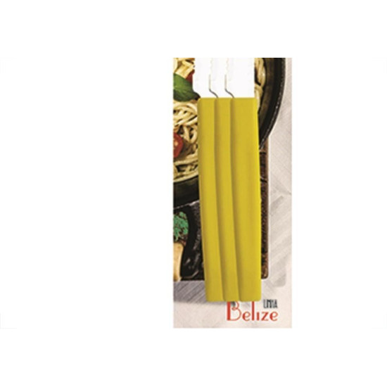 Faca Simonaggio Mesa Belize 3Pecas Amarela 101.103.0301.011 Faca Simonaggio Mesa Belize 3Pecas Amarela 101.103.0301.011