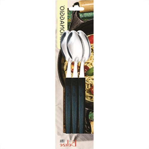 Colher Simonaggio Sobremesa Belize 3 Pecas Preta 101.103.0102.002