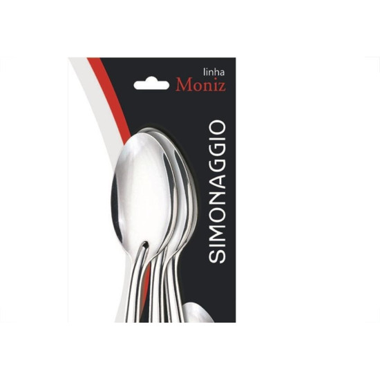 Colher Simonaggio Mesa Moniz 3Pecas Inox 200.103.0101.300 Colher Simonaggio Mesa Moniz 3Pecas Inox 200.103.0101.300