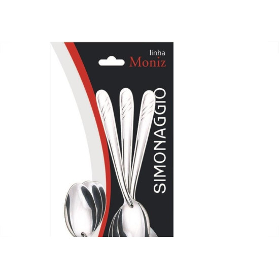 Colher Simonaggio Cha Moniz 6Pecas Inox 1703/6 Colher Simonaggio Cha Moniz 6Pecas Inox 1703/6