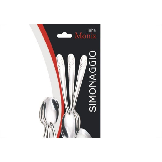 Colher Simonaggio Cafe Moniz 6Pecas Inox 200.106.0105.300 Colher Simonaggio Cafe Moniz 6Pecas Inox 200.106.0105.300