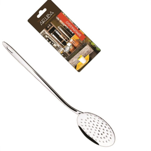 Escumadeira Simonaggio Aruba Inox Grande 260.441.0412.300 Escumadeira Simonaggio Aruba Inox Grande 260.441.0412.300