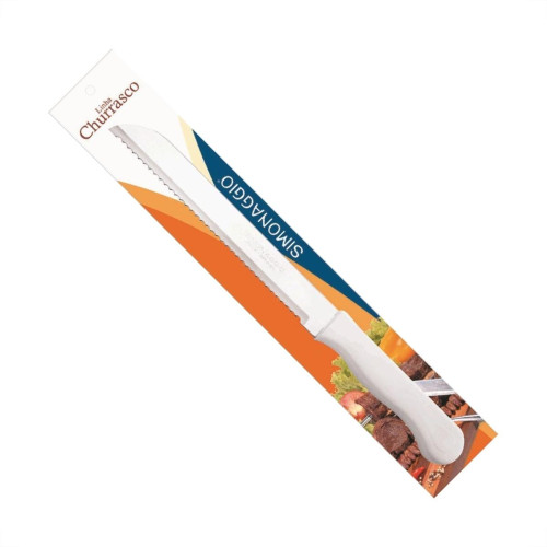 Faca Simonaggio Pao Cabo Branco Inox Grande 001.101.0317.001 Faca Simonaggio Pao Cabo Branco Inox Grande 001.101.0317.001