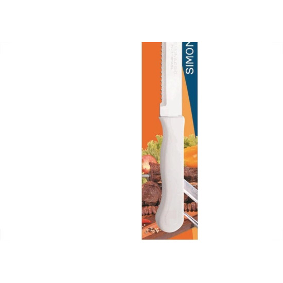 Faca Simonaggio Pao Cabo Branco Inox Grande 001.101.0317.001 Faca Simonaggio Pao Cabo Branco Inox Grande 001.101.0317.001