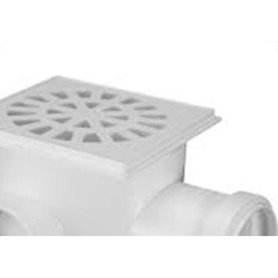 Caixa Sifonada Krona Branca Quadrada 10X10X50 904