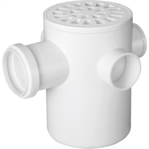 Caixa Sifonada Krona Branca Redonda 10X15X50 910